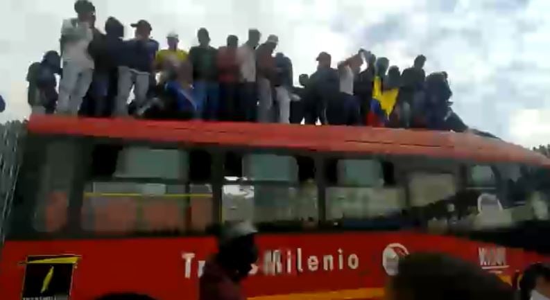 Toma Transmilenio Paro