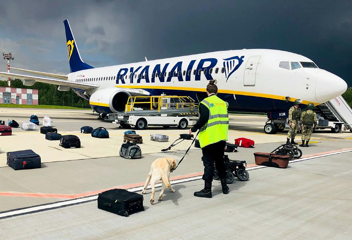 Vuelo de Ryanair desviado por Bielorrusia