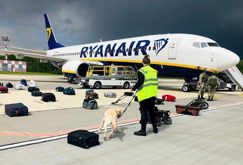 Vuelo de Ryanair desviado por Bielorrusia
