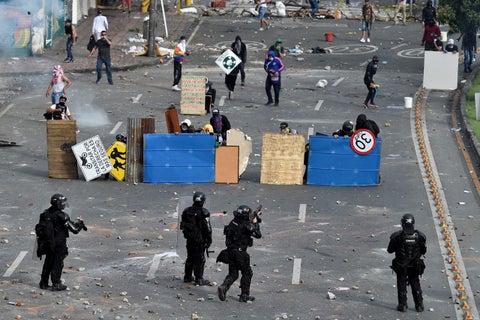 Manifestaciones en Colombia