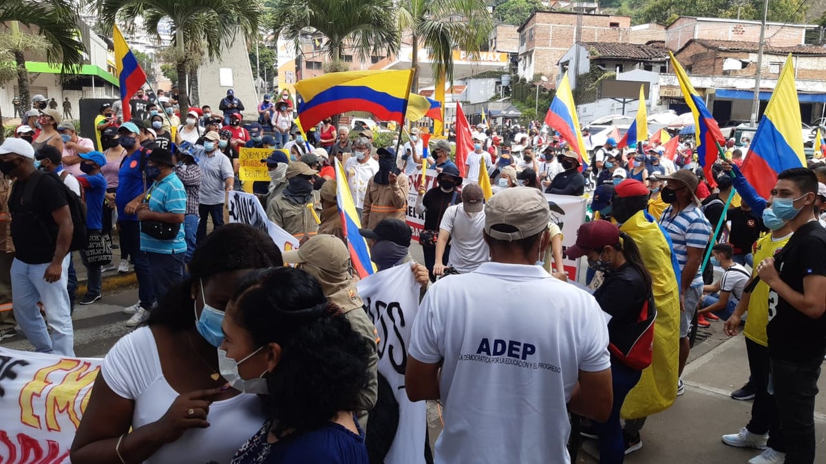 Marchas en Cali.