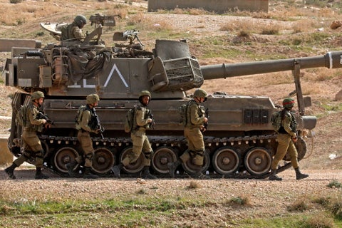 Ejército de Israel entra a la Franja de Gaza