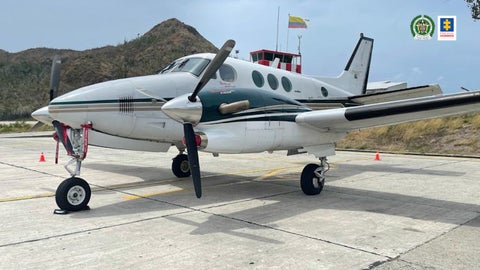 Avioneta de Miguel Jaramillo Arango