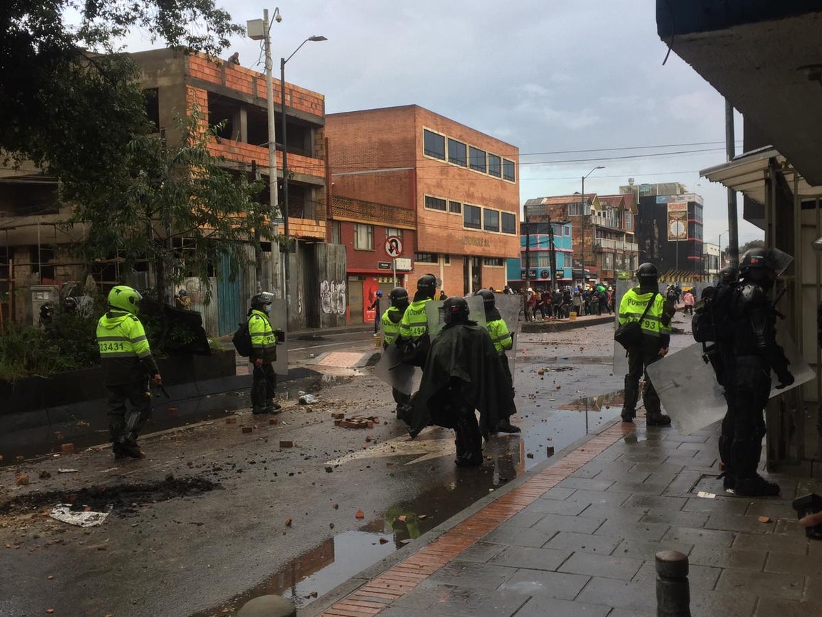 Enfrentamientos ESMAD y manifestantes