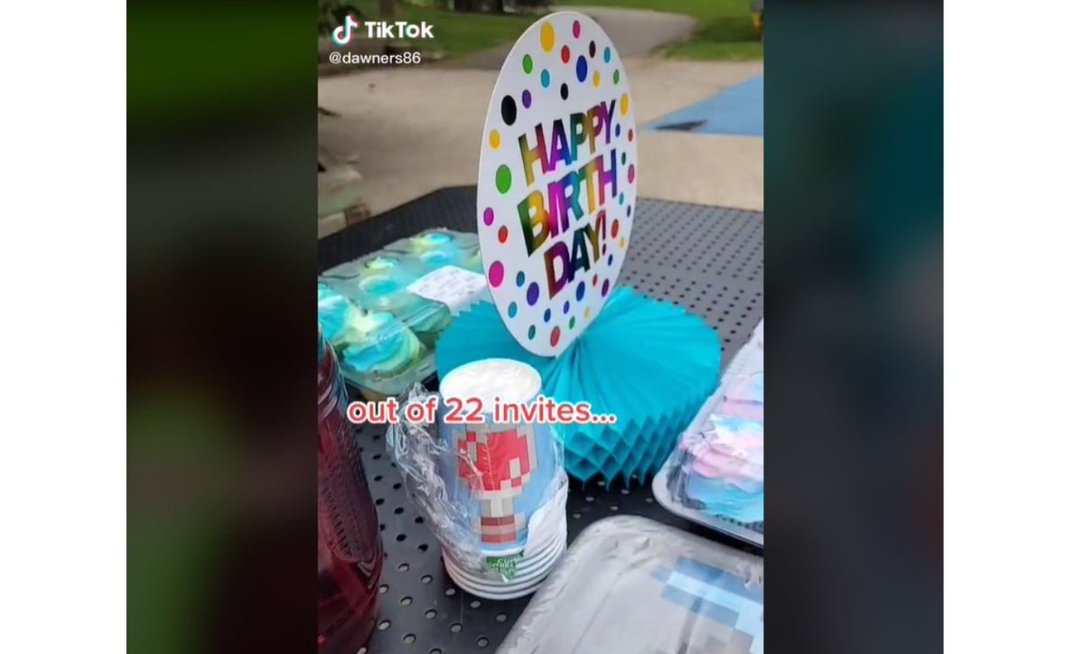 A fiesta de cumpleaños de niño de 6 años no llegó nadie
