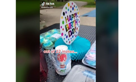 A fiesta de cumpleaños de niño de 6 años no llegó nadie