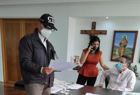 Recaptura del gobernador de Antioquia, Aníbal Gaviria, el pasado 3 de marzo.
