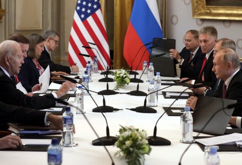 Biden y Putin reunidos en Ginebra