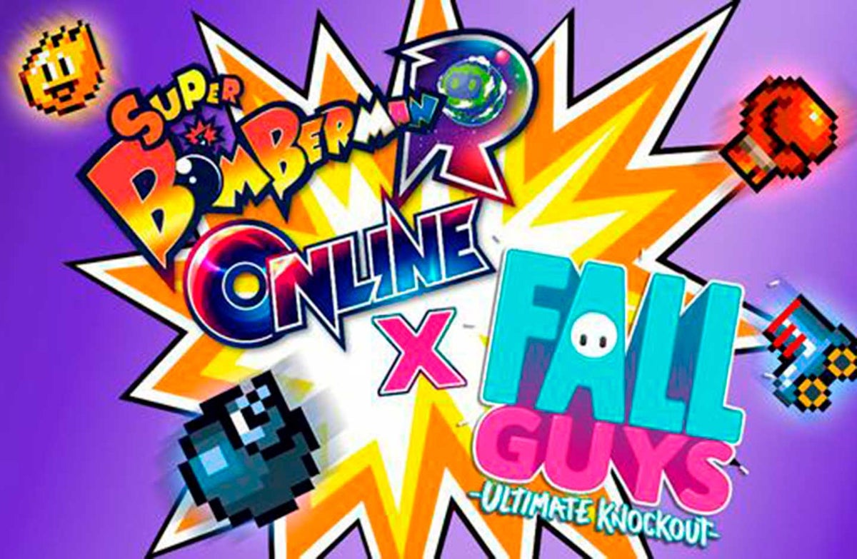 Bomber Man crossover con Fall Guys