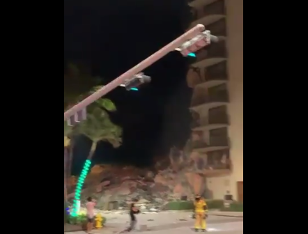 Colapso de edificio en Miami Beach