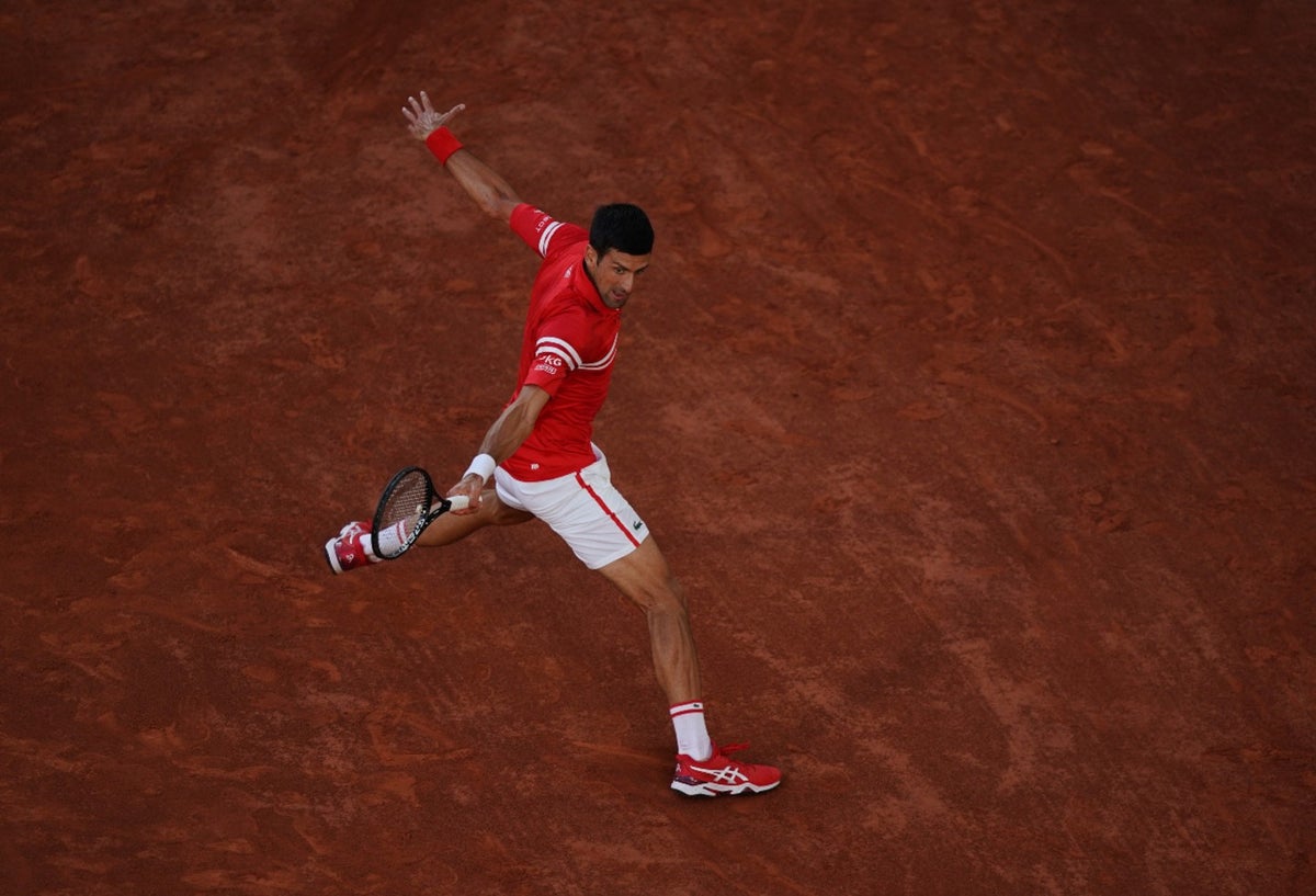 Novak Djokovic en Roland Garros