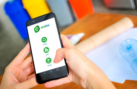 ecoins, plataforma que premia el reciclaje