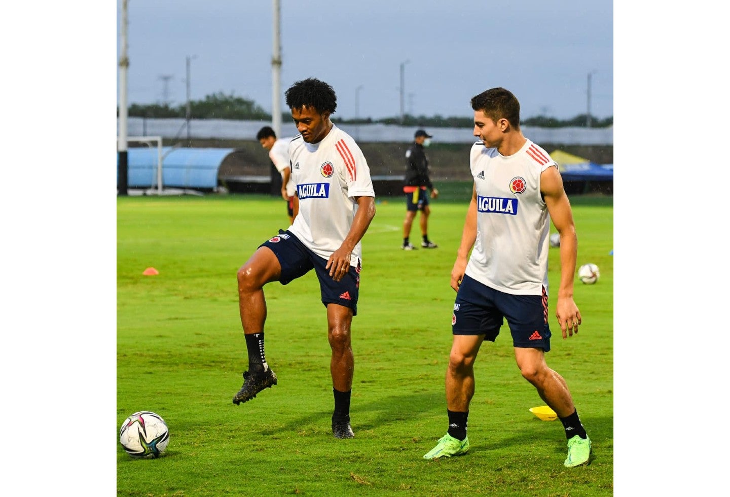 Entrenamientos de la Selección Colombia previo al partido contra Argentina.