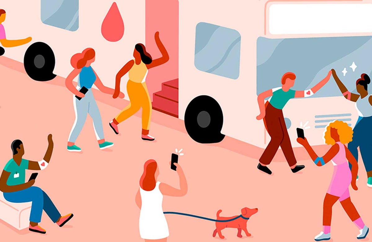 Facebook donación de sangre