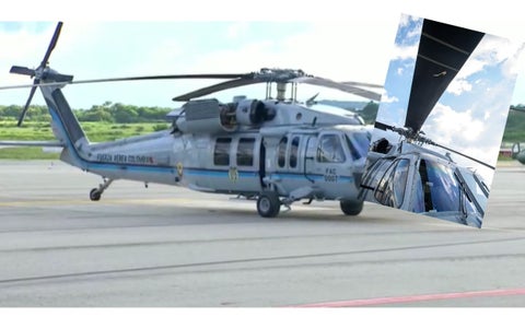 Helicóptero de Iván Duque: Imágenes de cómo quedó tras ataque armado