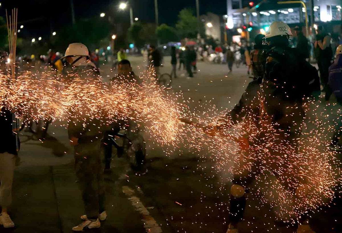 Protestas en Bogotá - Disturbios en Suba