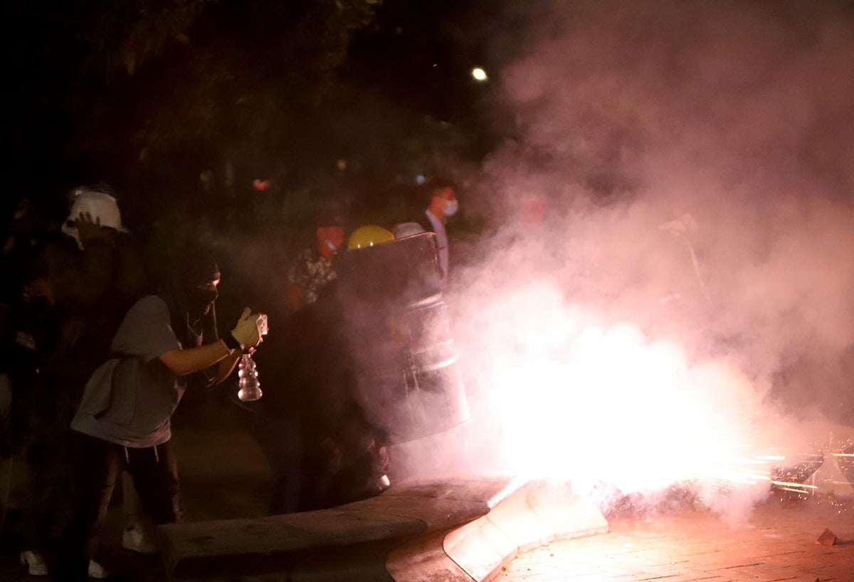 Protestas en Bogotá - Disturbios en Suba