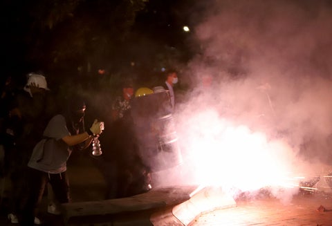 Protestas en Bogotá - Disturbios en Suba