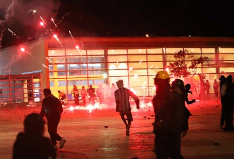 Protestas en Bogotá - Disturbios en Suba