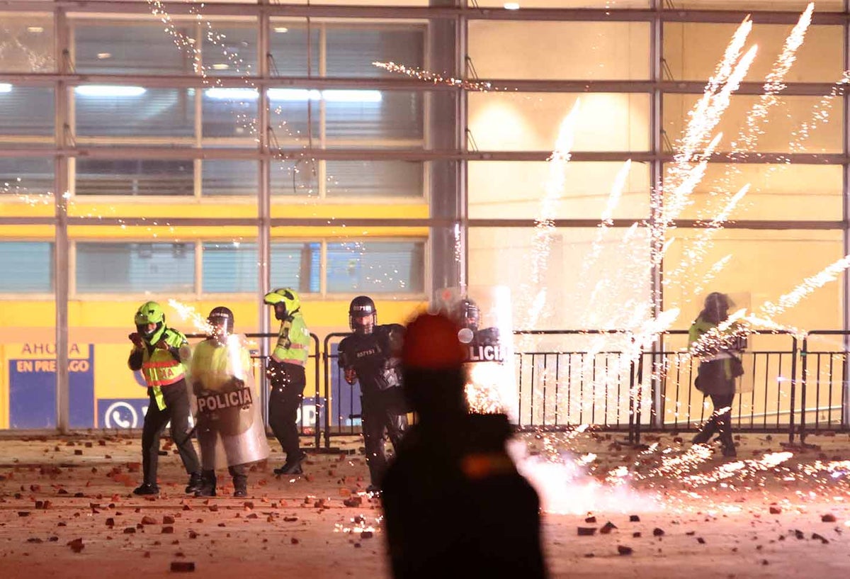 Protestas en Bogotá - Disturbios en Suba