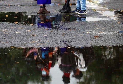 Indígenas del Pueblo Misak protestaron en Bogotá este 9 de junio