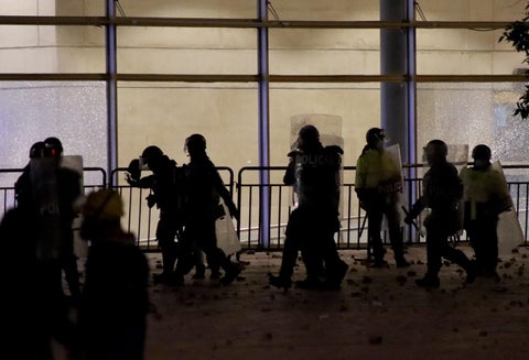 Protestas en Bogotá - Disturbios en Suba