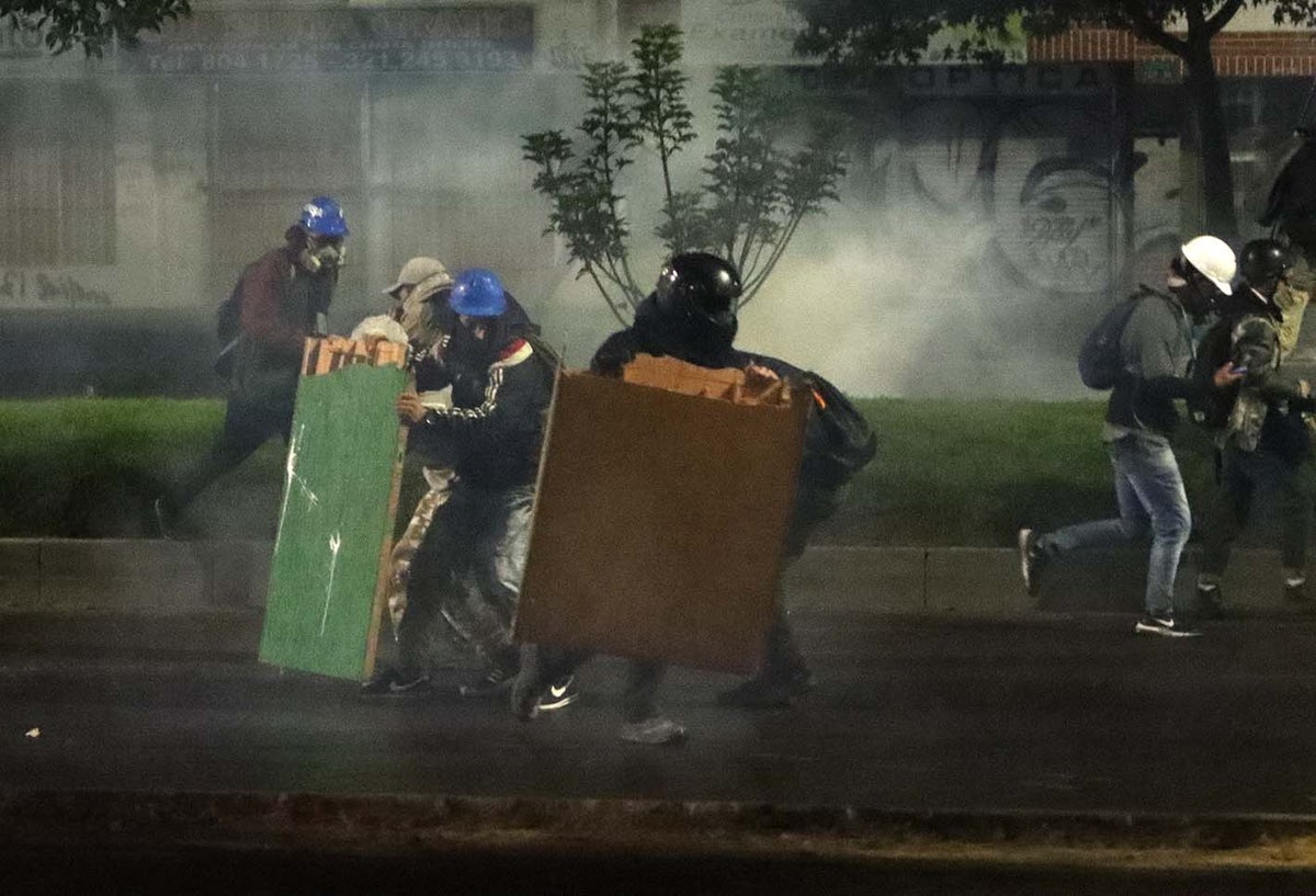 Enfrentamientos en la localidad de Suba.