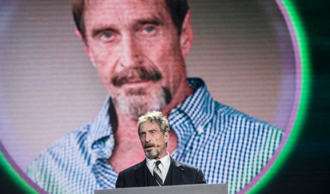 John McAfee, fundador de la compañía McAfee