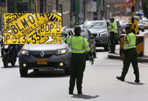 Pico y placa en Bogotá 23 de junio