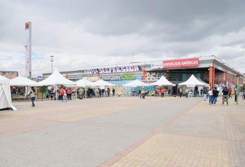 Portal Américas ha sido centro de protestas en Bogotá.