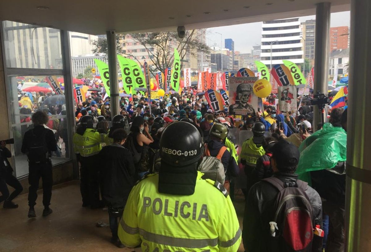 Protestas en Bogotá
