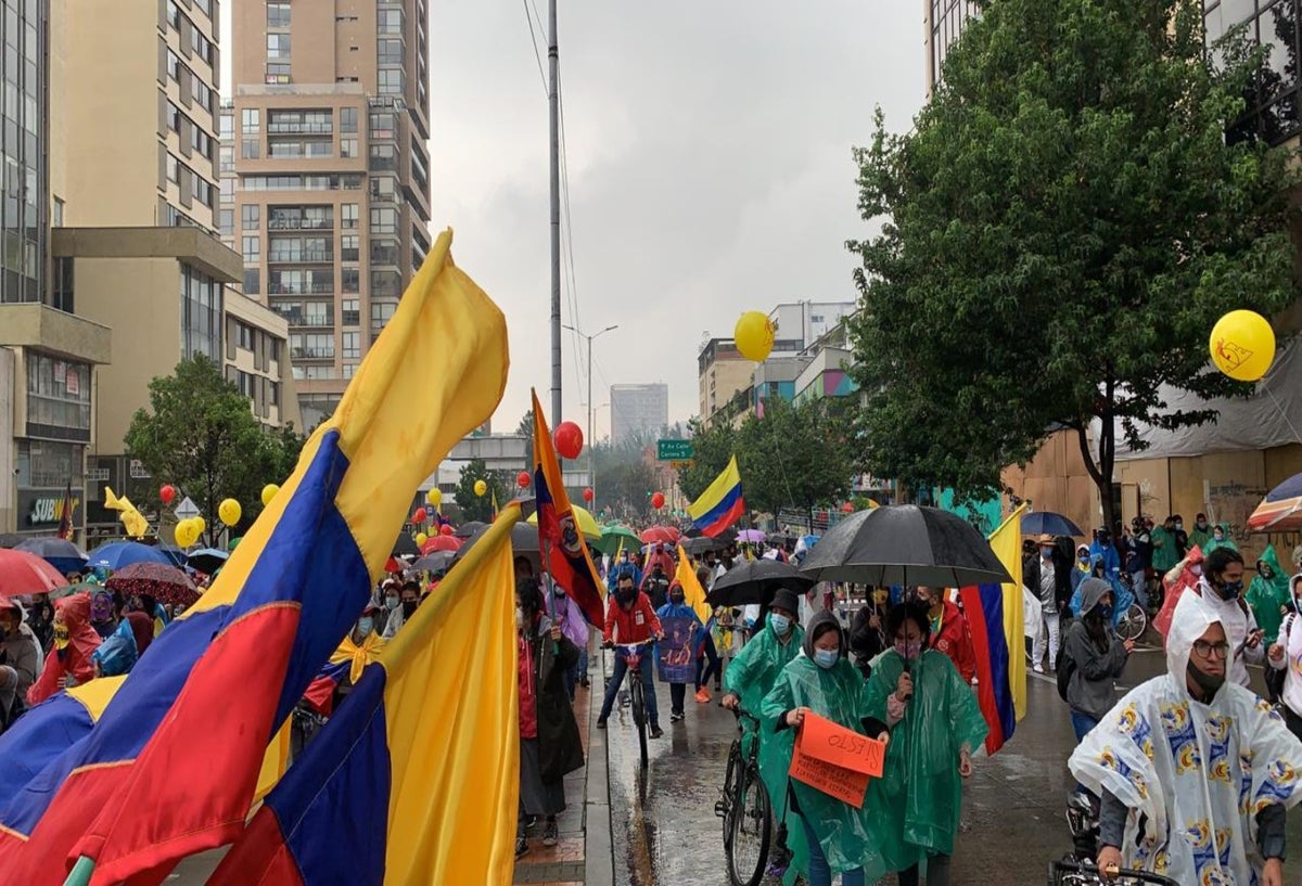 Protestas en Bogotá