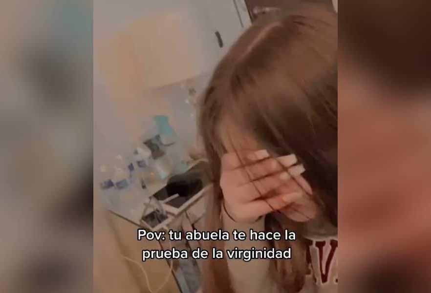 Prueba de virginidad de la abuela con un cordón