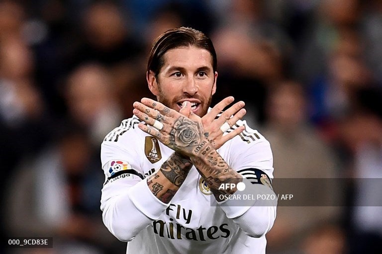 Sergio Ramos, central del Real Madrid