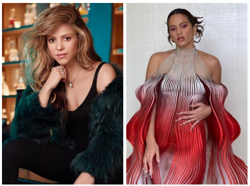 Shakira y Rosalía