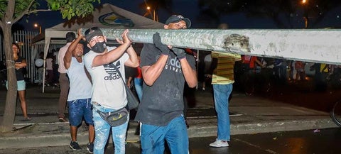Manifestantes indicarón que seguirán haciendo presencia en el punto, pero sin afectar la movilidad.