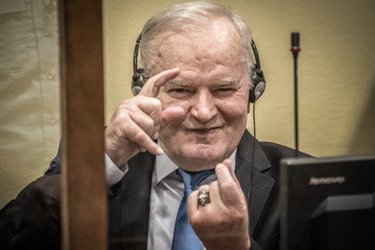 Radko Mladic, considerado responsable de la masacre de Srebrenica en 1995.