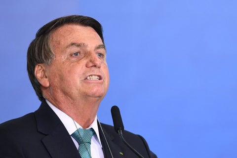 Presidente de Brasil Jair Bolsonaro