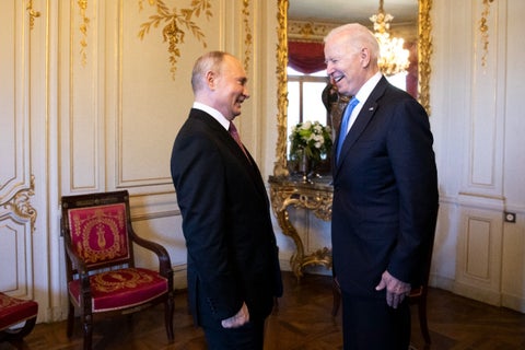 Cumbre Joe Biden y Vladimir Putin
