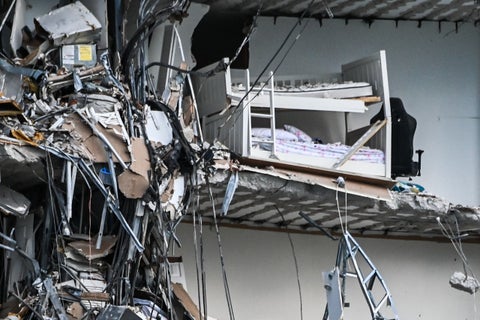 Colapso de un edificio en Miami Beach