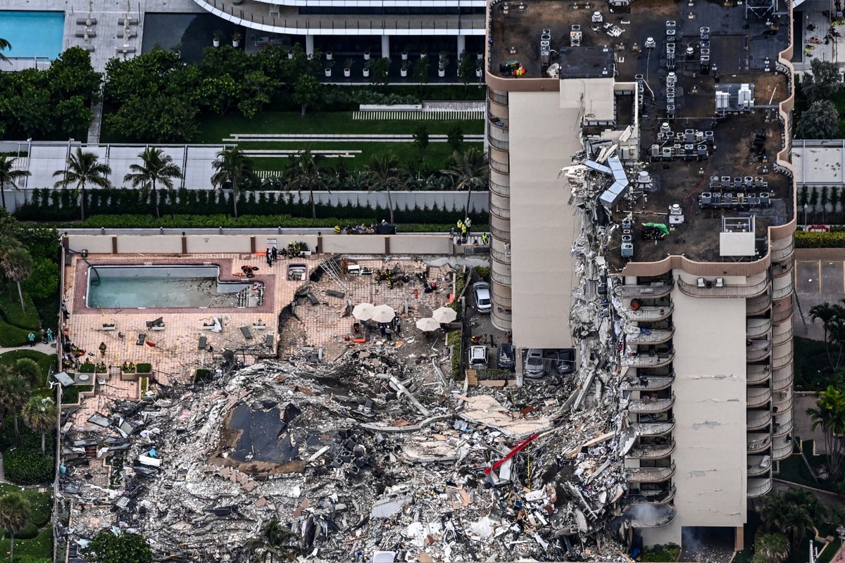 Colapaso edificio en Miami