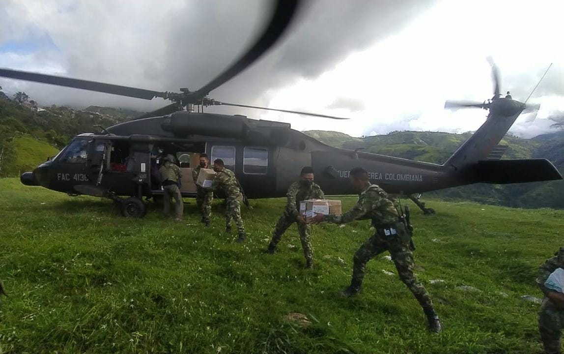 Ayudas humanitarias para Ituango, Antioquia.
