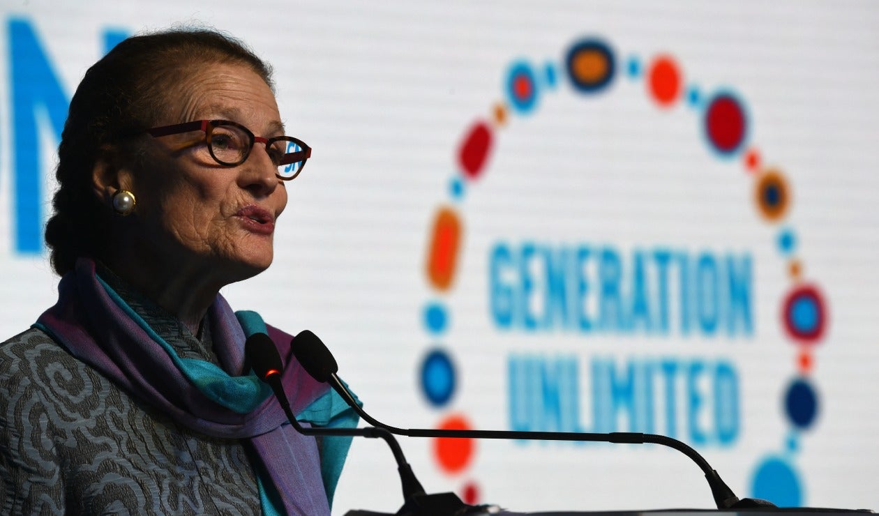 Henrietta Fore, directora de Unicef.