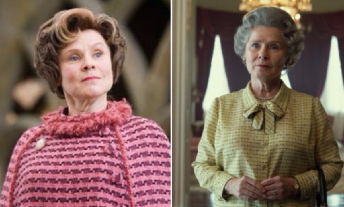 Imelda Staunton como la reina Isabel ll en 'The Crown'