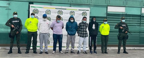 Capturados Cundinamarca