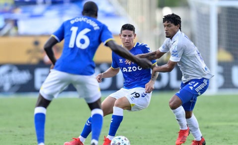 James Rodríguez, ante Millonarios