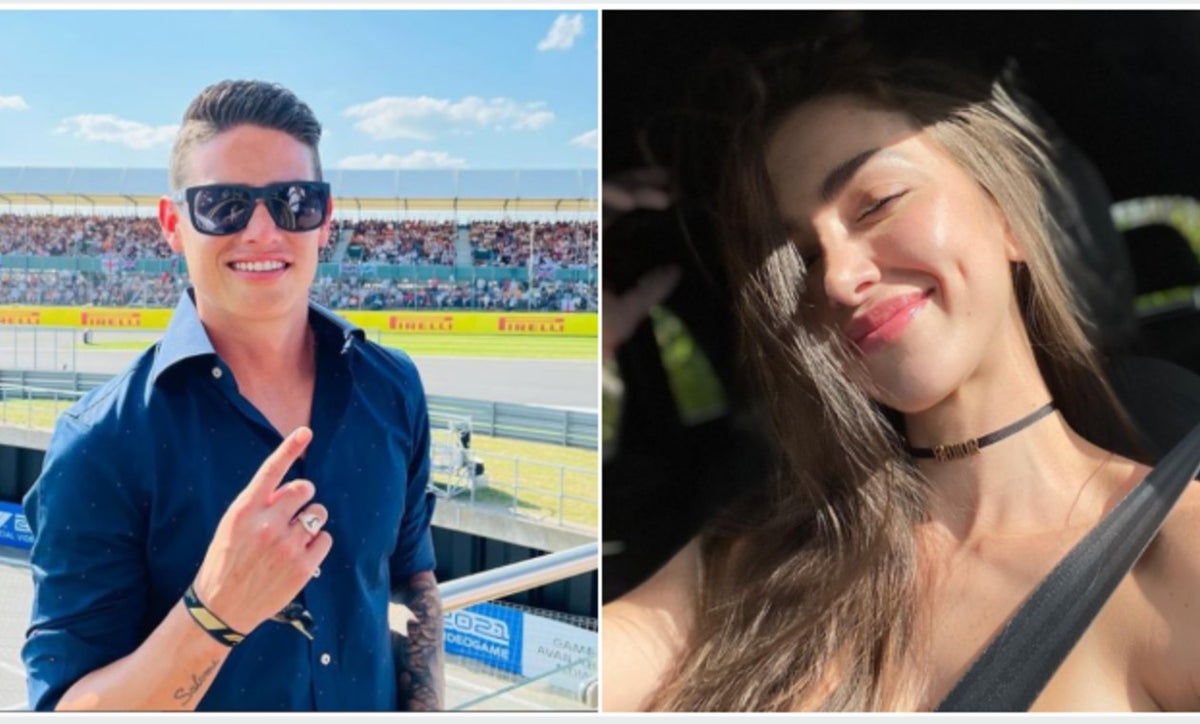 James Rodríguez y Anllela Sagra