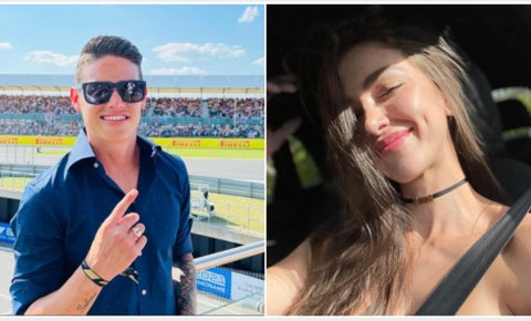 James Rodríguez y Anllela Sagra