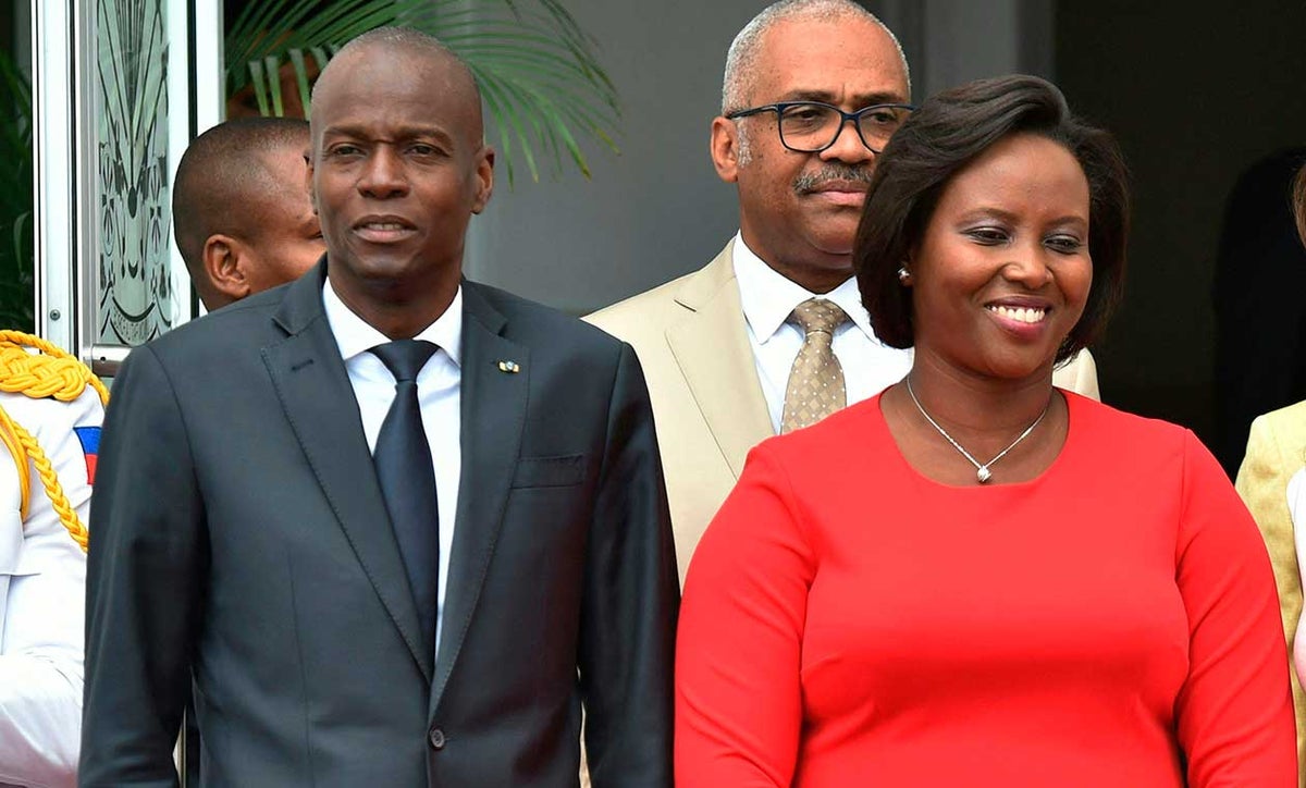 Martine Moise, esposa de Jovenel Moisé