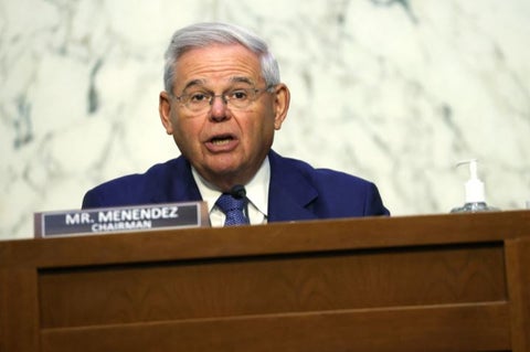 Senador demócrata de EE.UU., Bob Menéndez